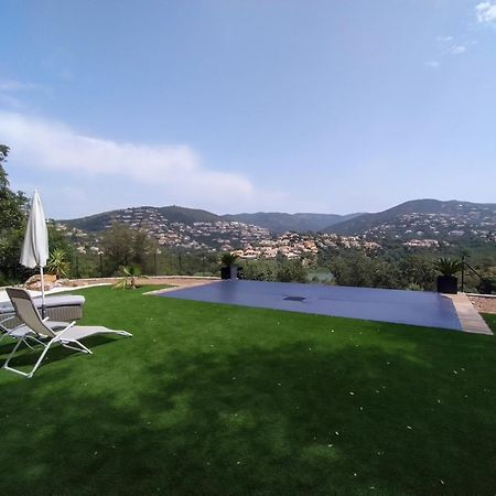 Superbe Bas De Villa 80 M2 Piscine Privee Reservee Aux Vacanciers Avec Vue Magnifique 6 Couchages La Londe-les-Maures Exterior foto